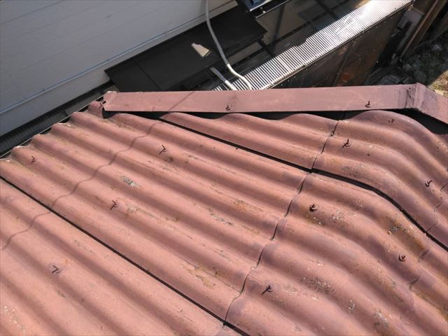 既存の折板の屋根