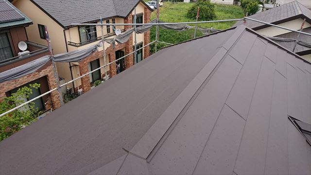 屋根のガルバ、完成