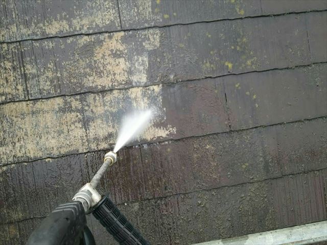 瀬戸市、屋根のバイオ洗浄
